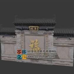 影壁模型