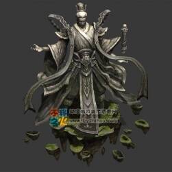 神仙石像模型