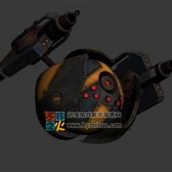 次世代未來飛行武器模型