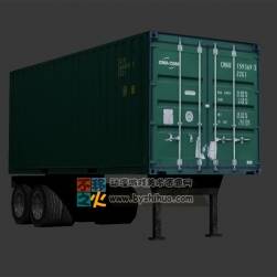 綠色 大車廂 Max模型