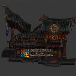 古典樓閣模型
