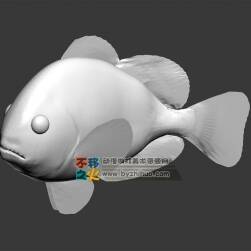 搖擺的魚(yú) Max模型 不含貼圖