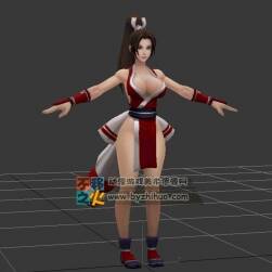 不知火舞 格斗 美女 模型