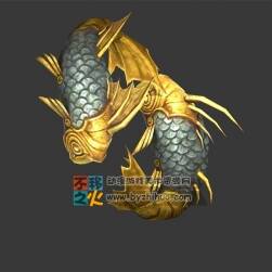 雕像魚模型