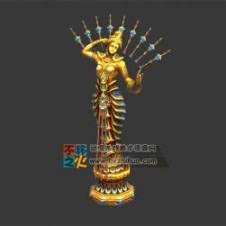 女神雕像模型