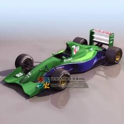 方程式賽車 3DS模型