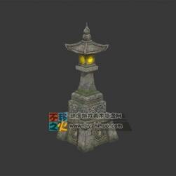 庭院燈柱模型
