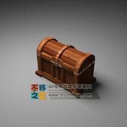 木質(zhì)的寶箱 模型