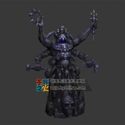 神鬼雕塑模型