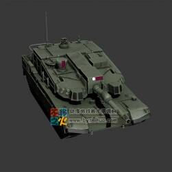 重型坦克 軍綠色 Max模型