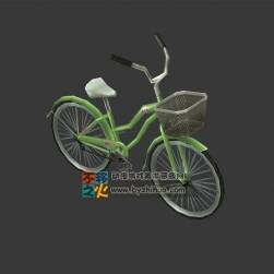 綠色自行車(chē)模型