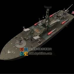 巡邏艦 Max模型