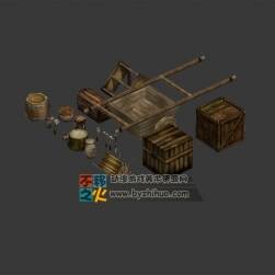 古代農(nóng)具模型