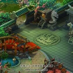 【醉八仙】Q版修仙游戲場景地圖 30P