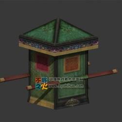 青色小轎 Max模型