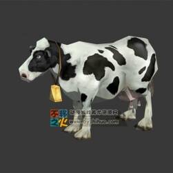 帶著鈴鐺的奶牛 Max模型
