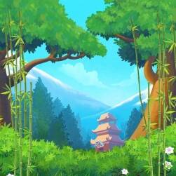 Q版手游場(chǎng)景原畫(huà) 豎版地圖 99P