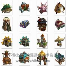 【魔幻建筑】PNG場(chǎng)景素材
