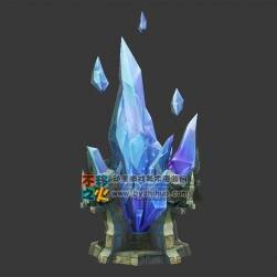 水晶魔法石模型