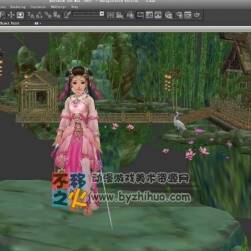 【劍俠情緣】劍三 登陸界面 max場景模型