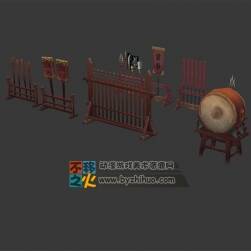 衙門(mén)縣衙道具模型